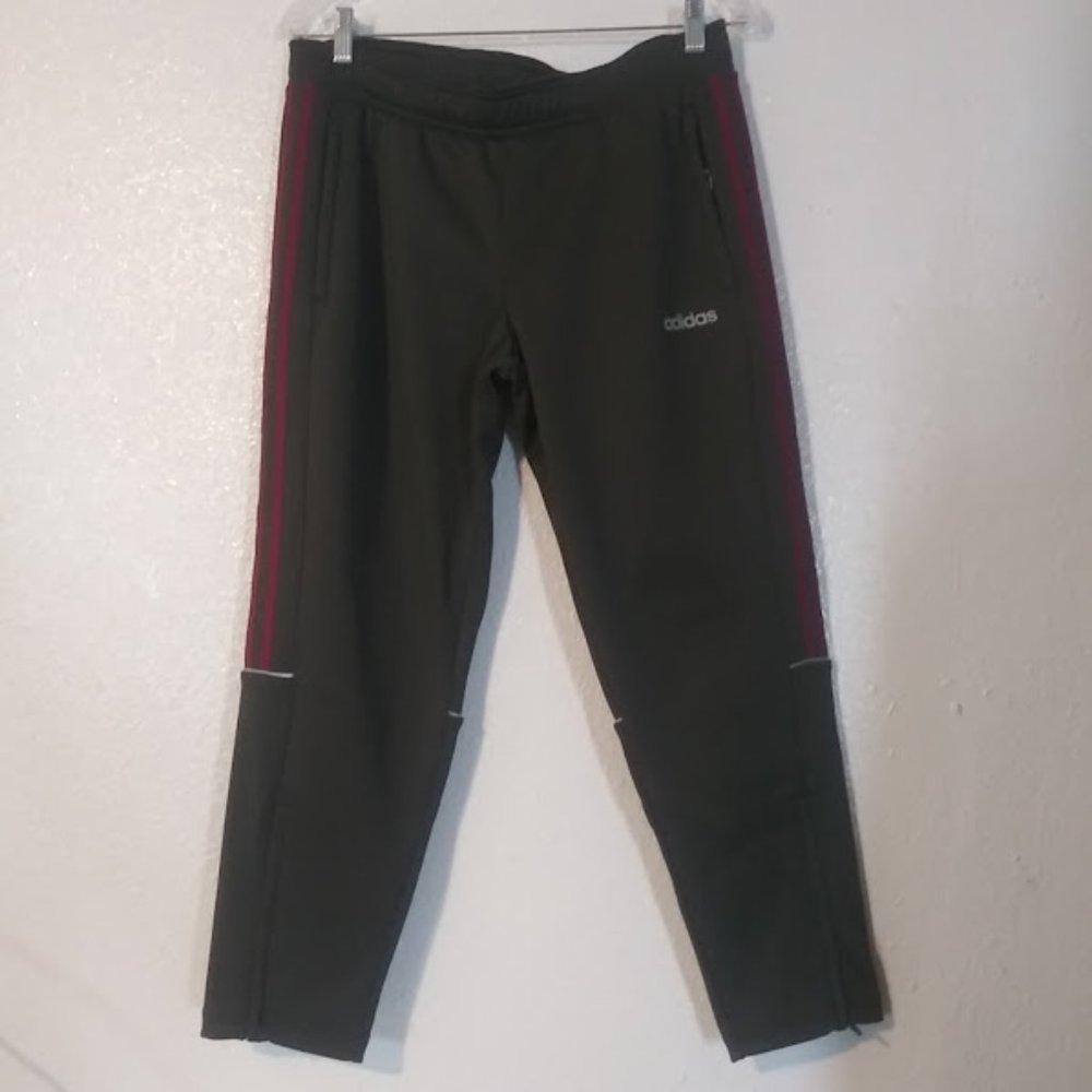 Adidas  Aeroready sereno women's M dark gray tapered cut pants